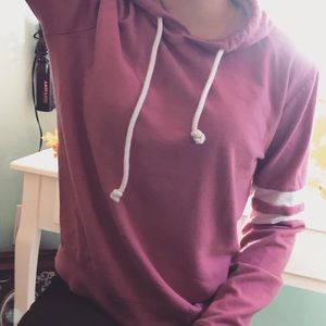 Rue21 Love Hooded Crop Top